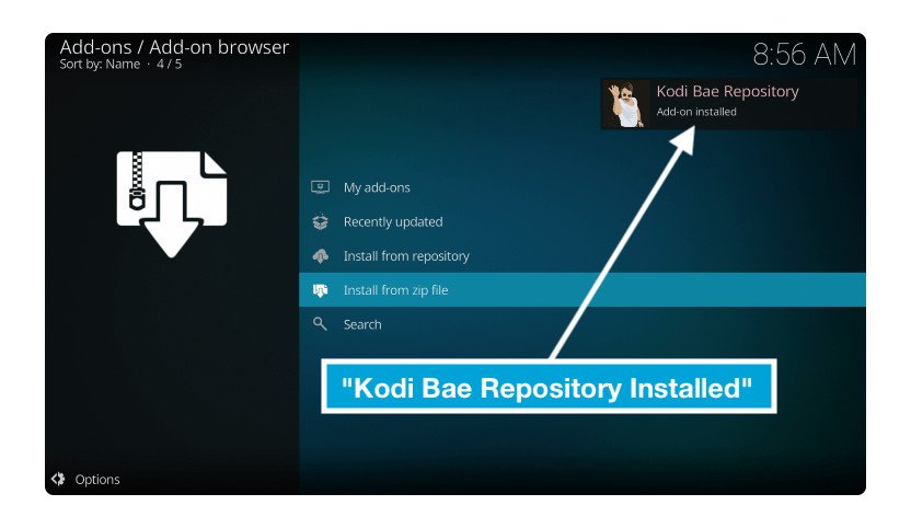 Kodi-Bae-Repository-in-TV