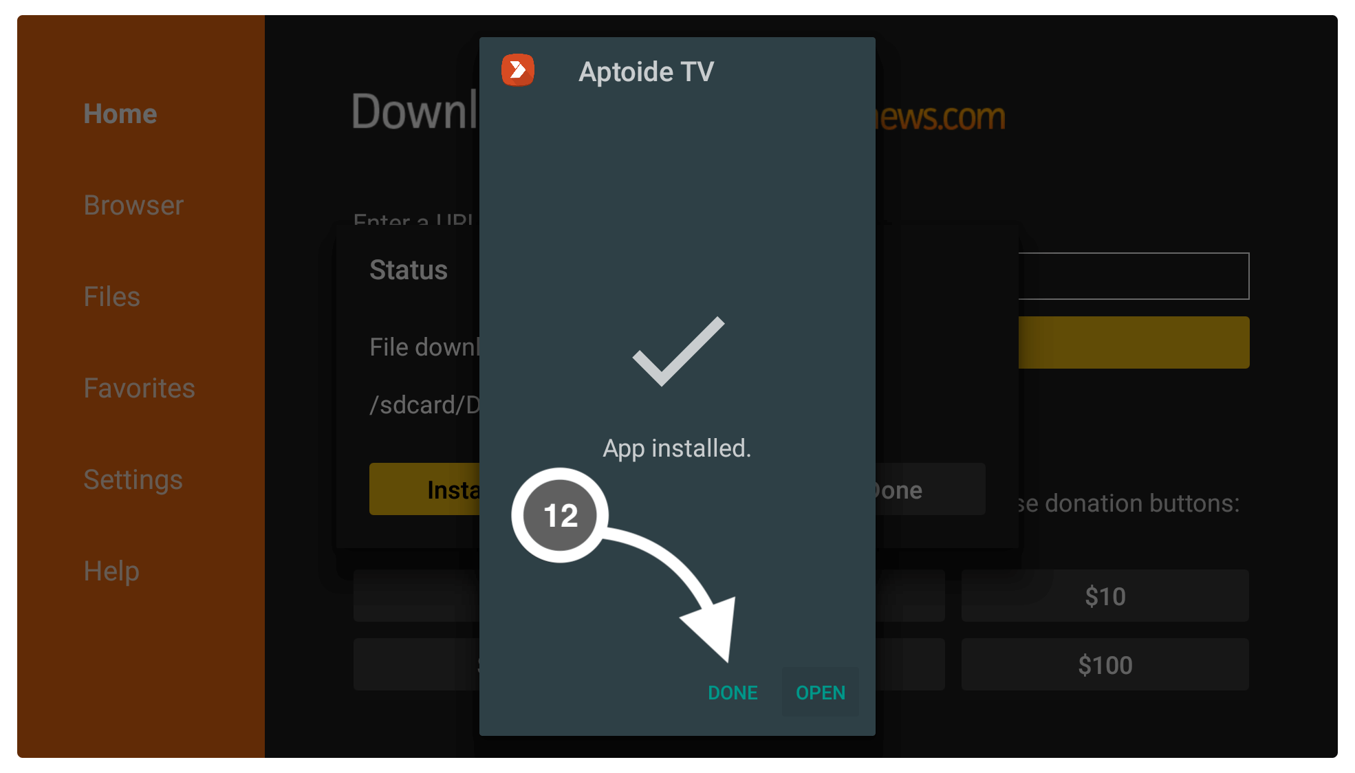 How-To-use-Aptoide-TV